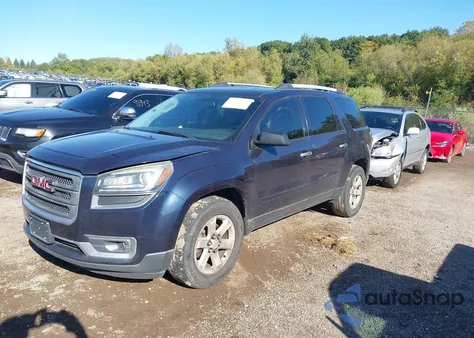 2016 GMC Acadia Sle-2 из США, поврежденный, VIN 1GKKRPKD2GJ322543